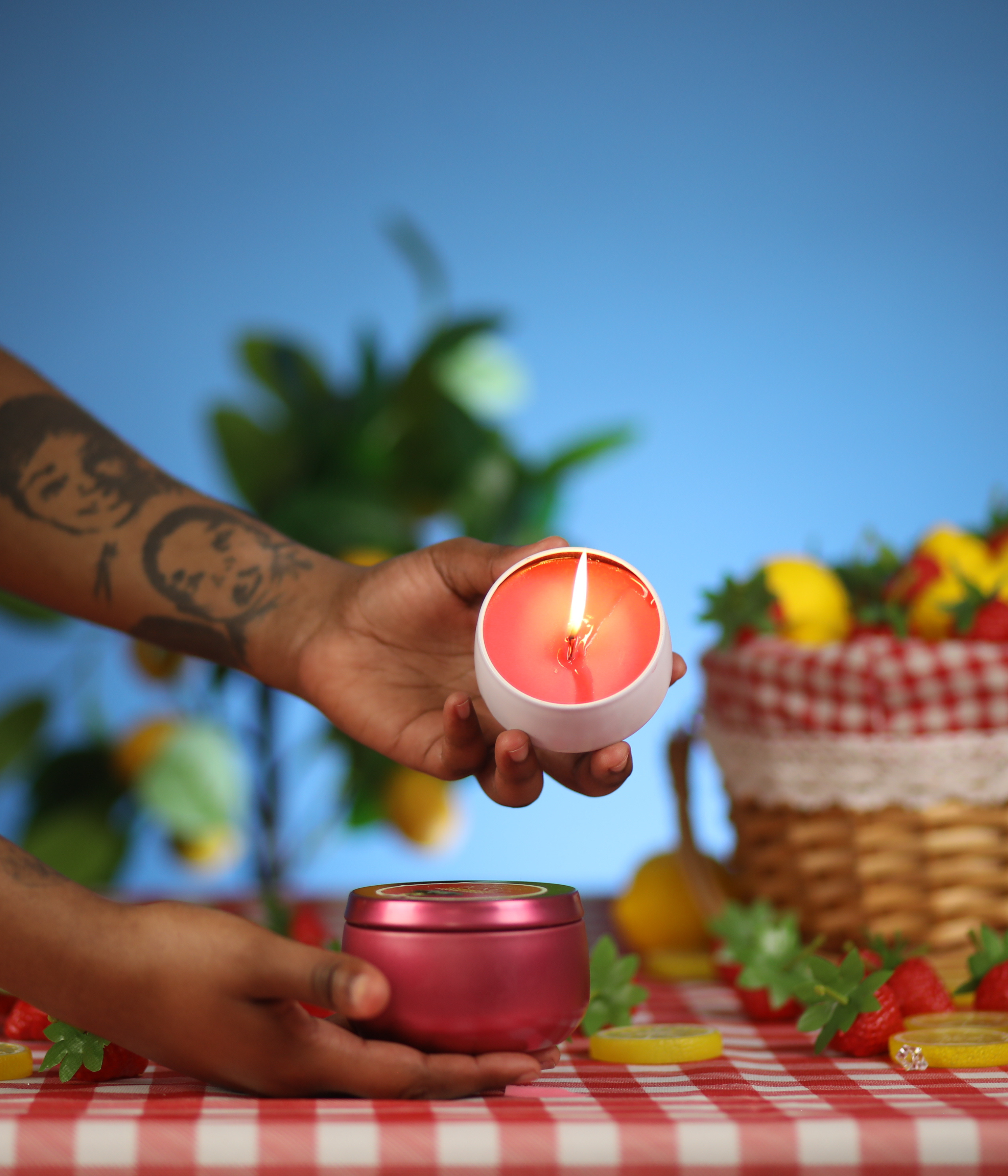 Luxury Candle - Strawberry Lemongrass