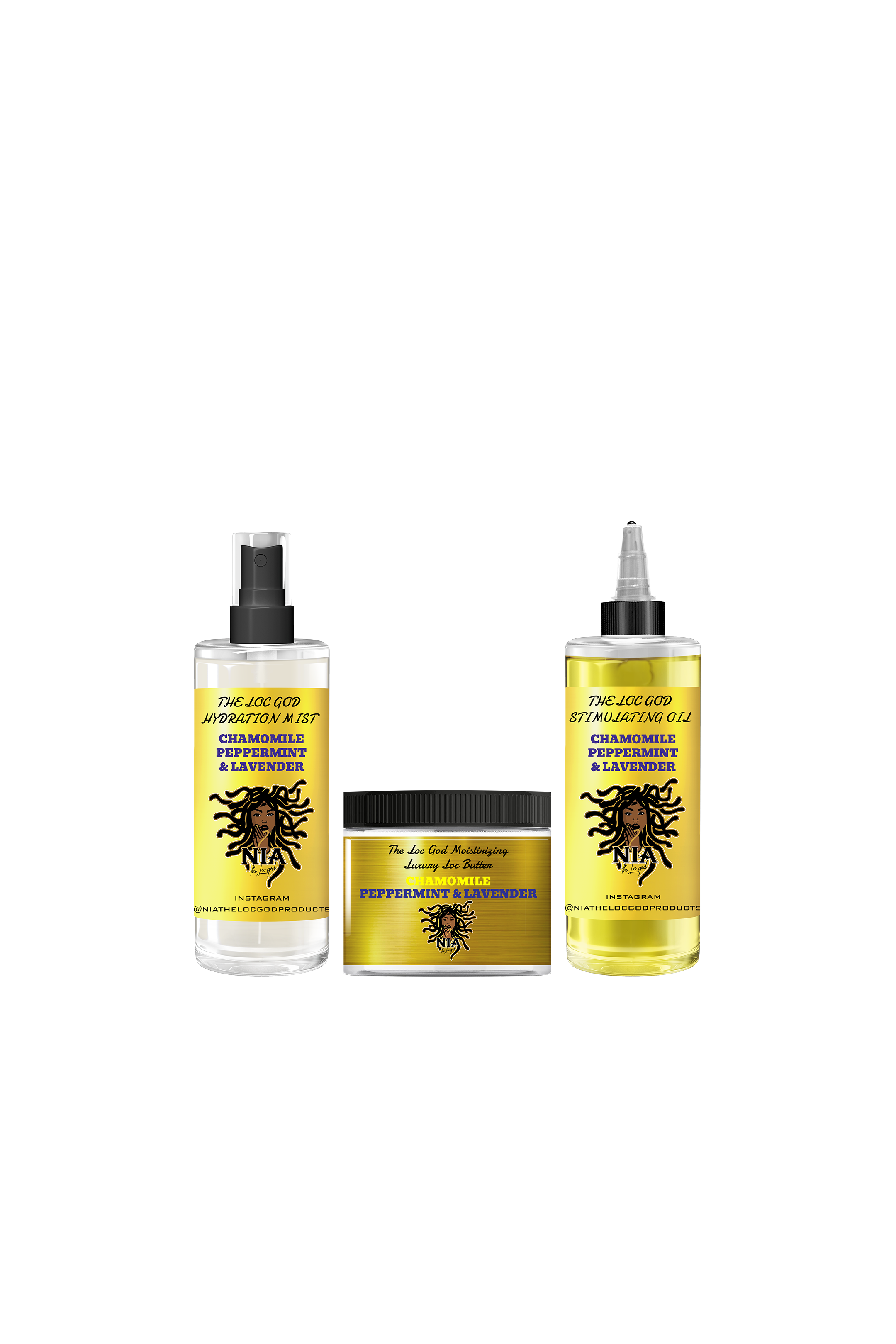 Loc Bundles - Chamomile, Peppermint + Lavender