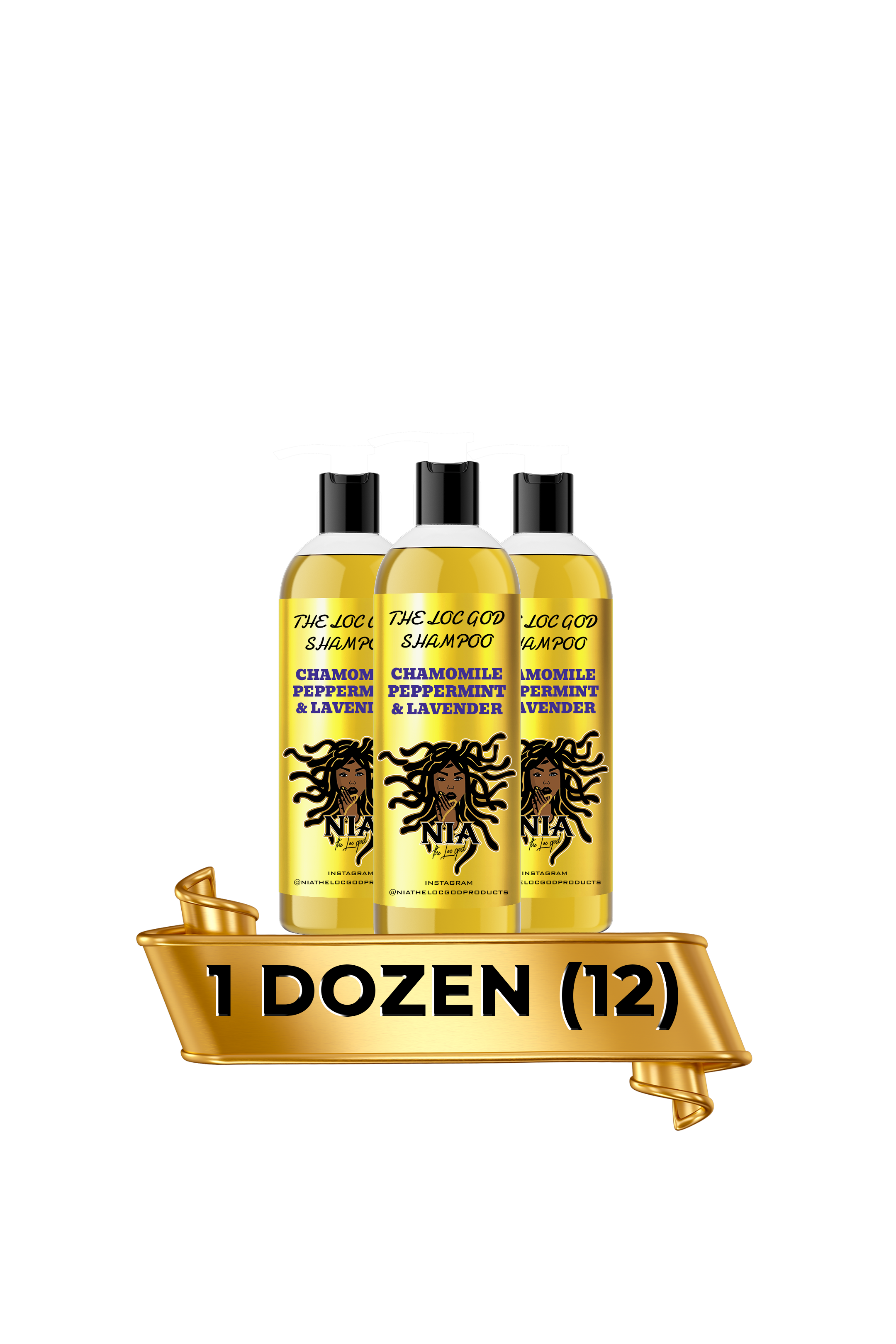 1 Doz - Shampoo - Peppermint Chamomile + Lavender