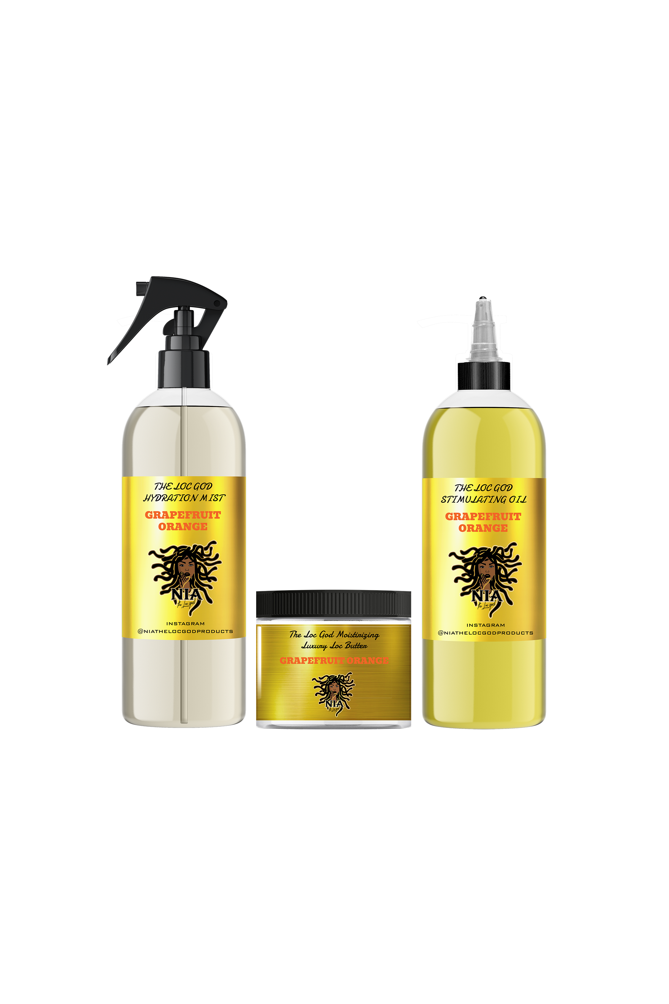 Loc Bundles - Grapefruit Orange