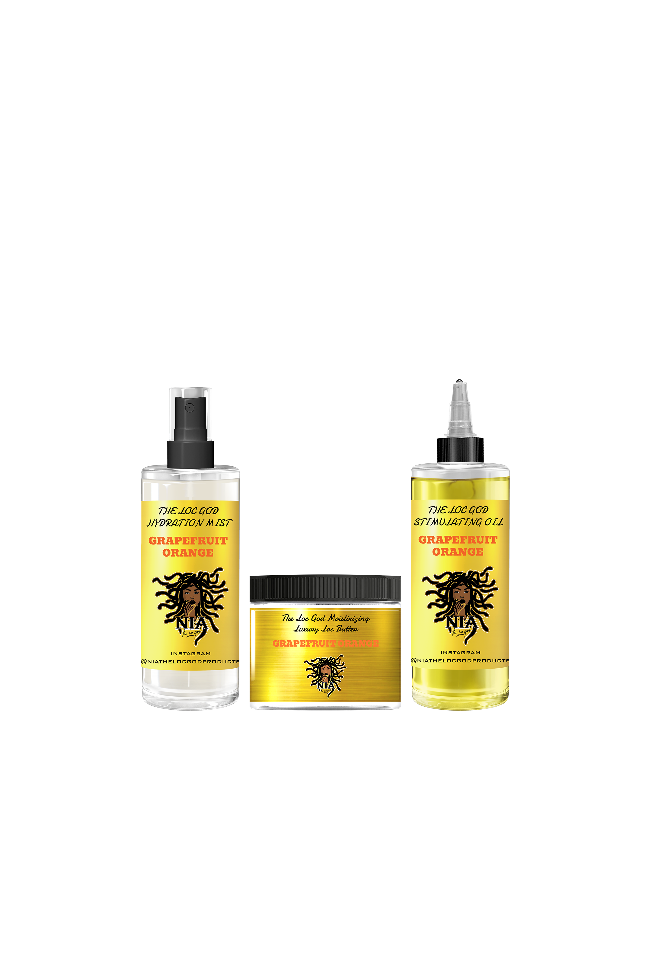 Loc Bundles - Grapefruit Orange