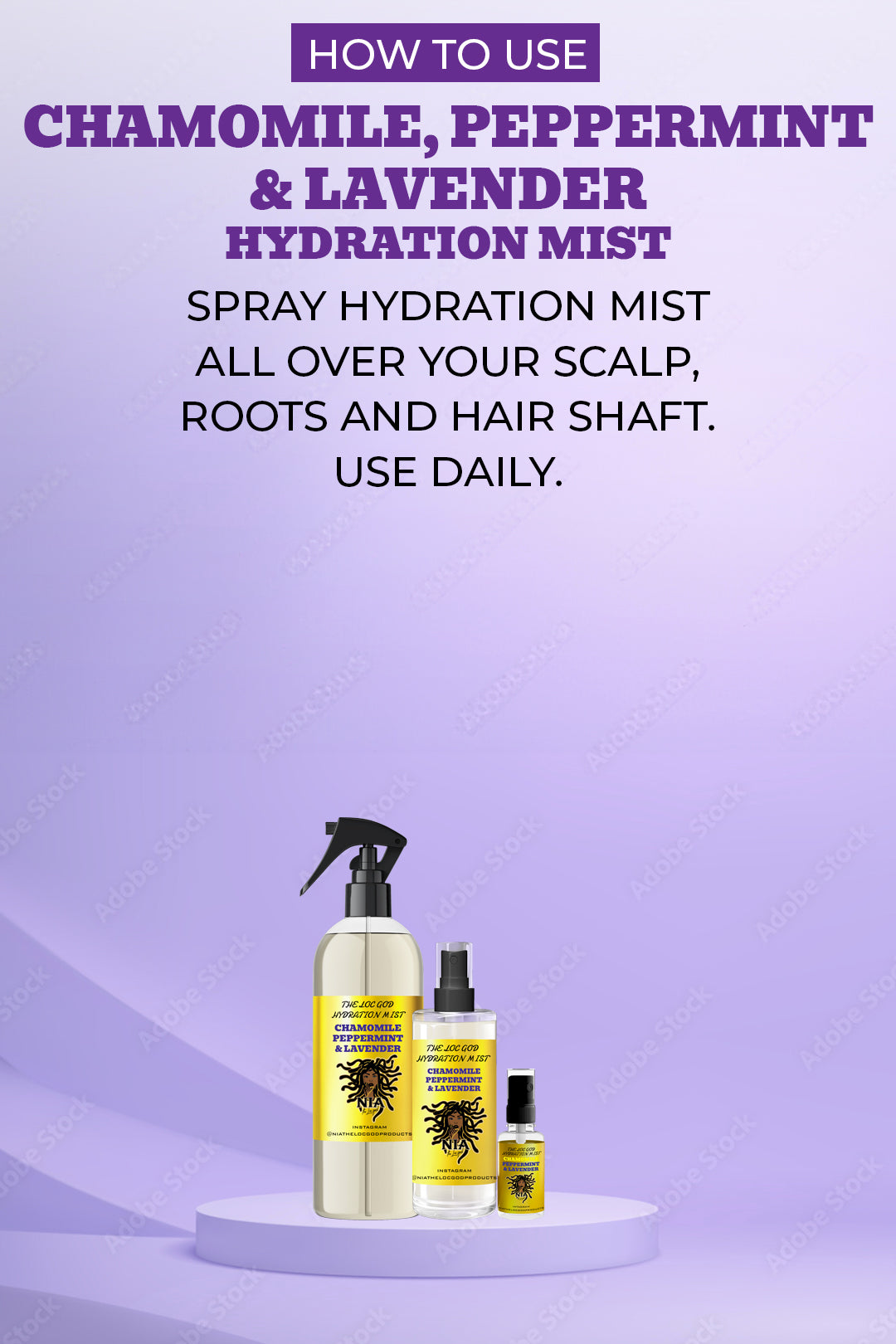 Stimulating Oil - Chamomile, Peppermint + Lavender