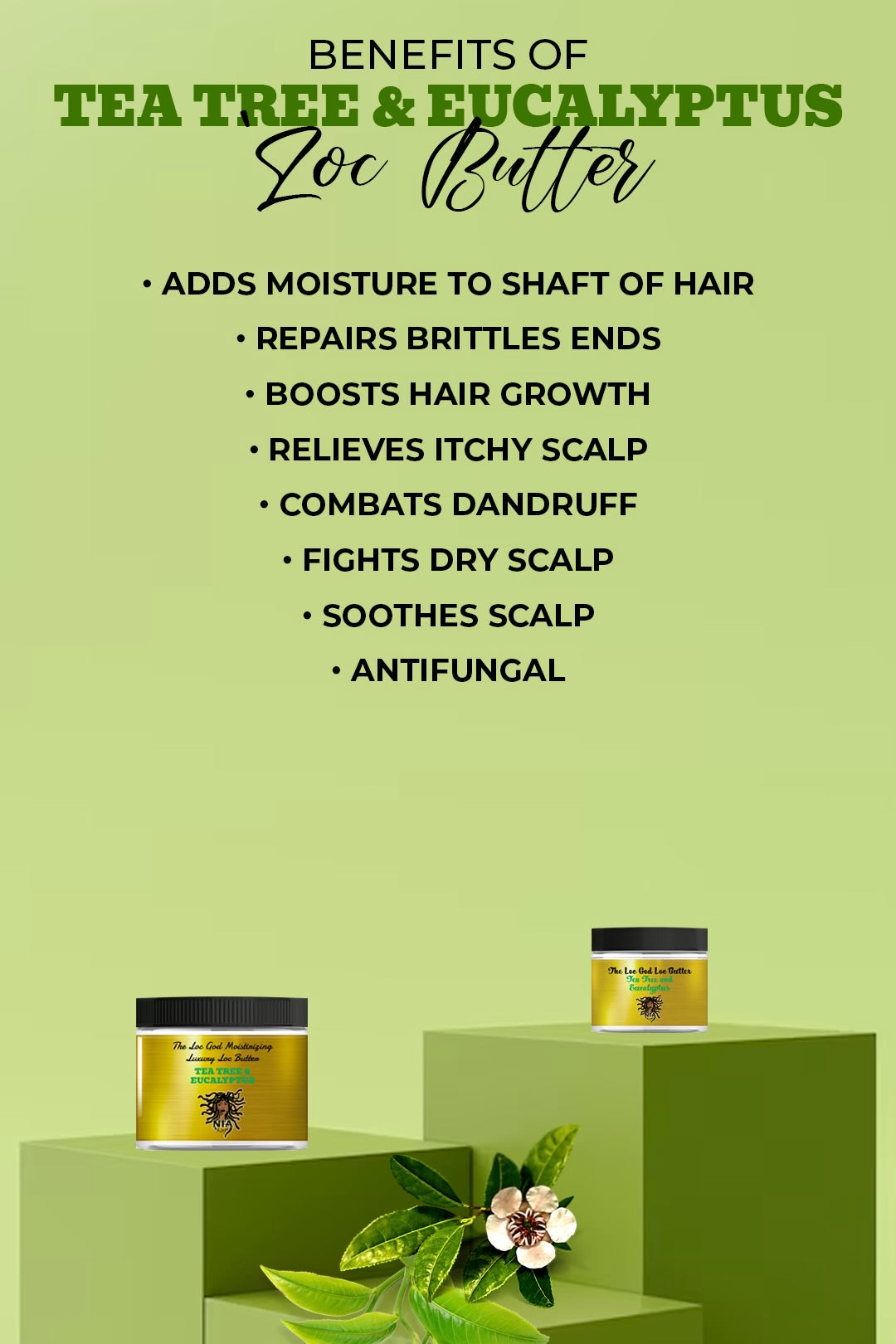 Loc Butter - Tea Tree + Eucalyptus