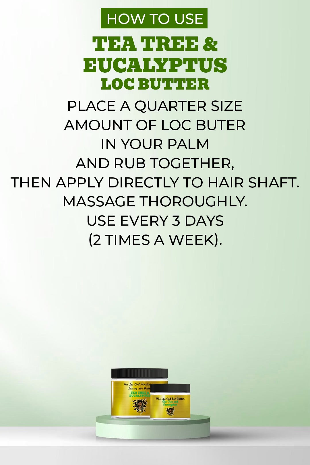 Loc Butter - Tea Tree + Eucalyptus