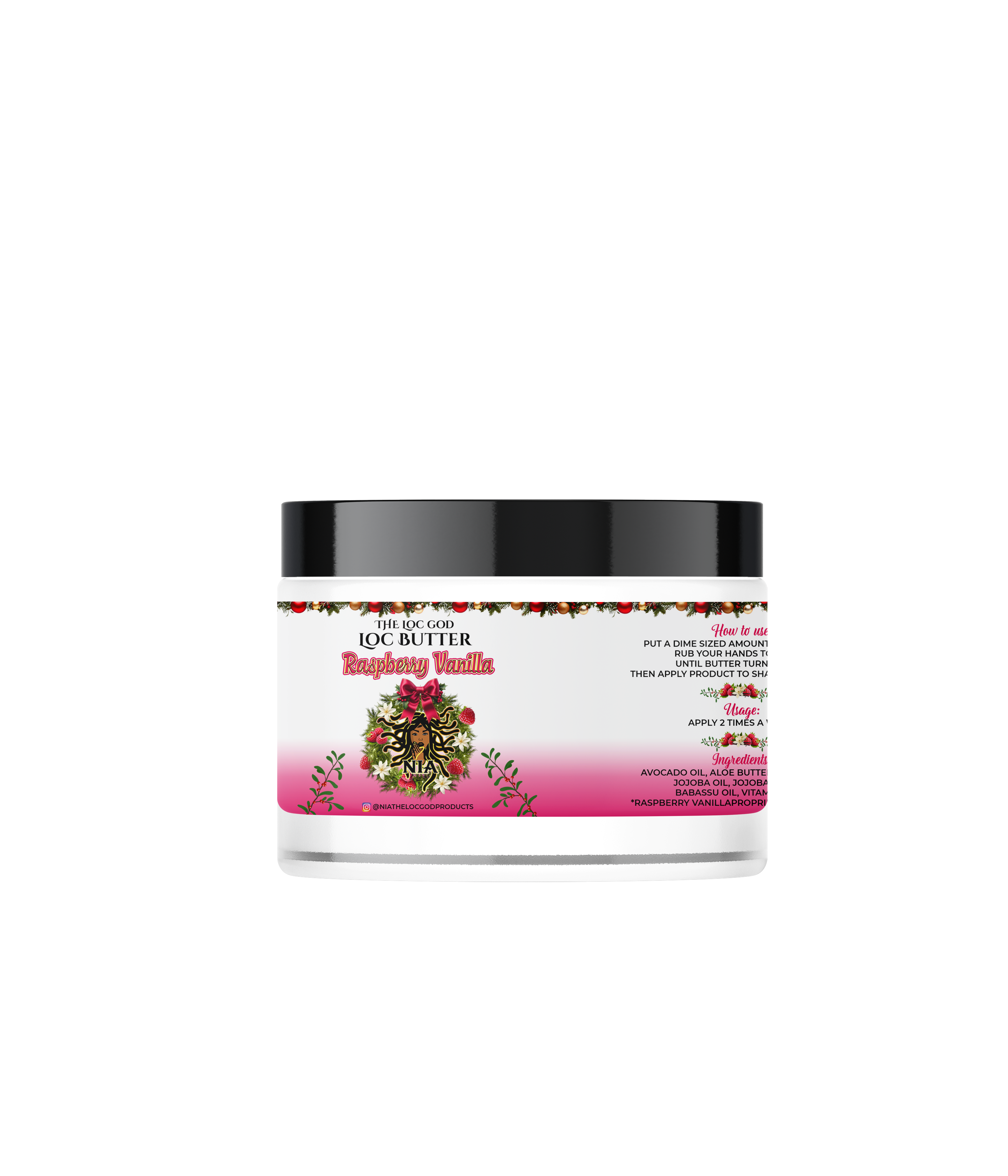 Raspberry Vanilla Loc Butter