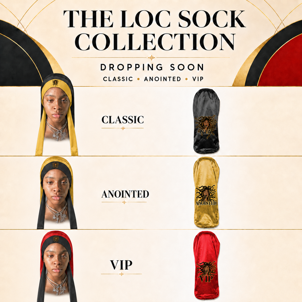 30in Fully Satin Loc Sock