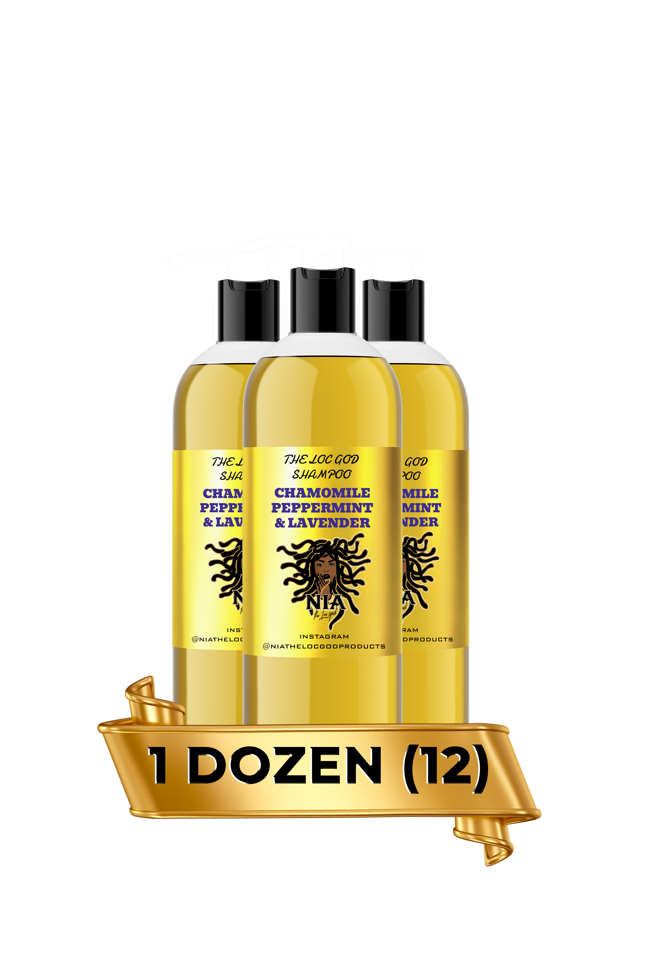 1 Doz - Shampoo - Peppermint Chamomile + Lavender