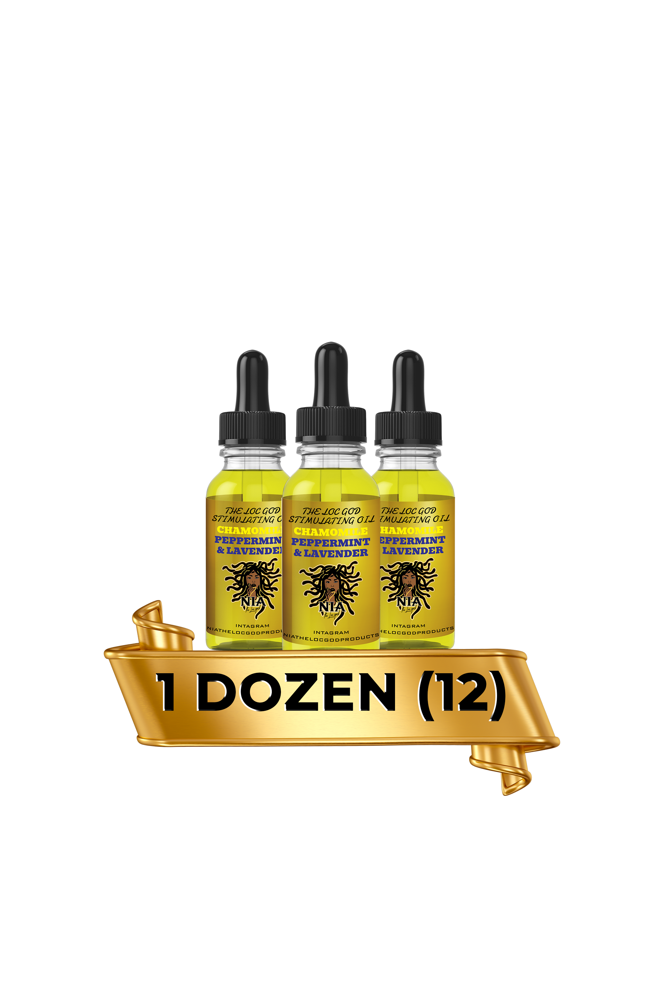 1 Dozen - Stimulating Oils - Chamomile Peppermint + Lavender