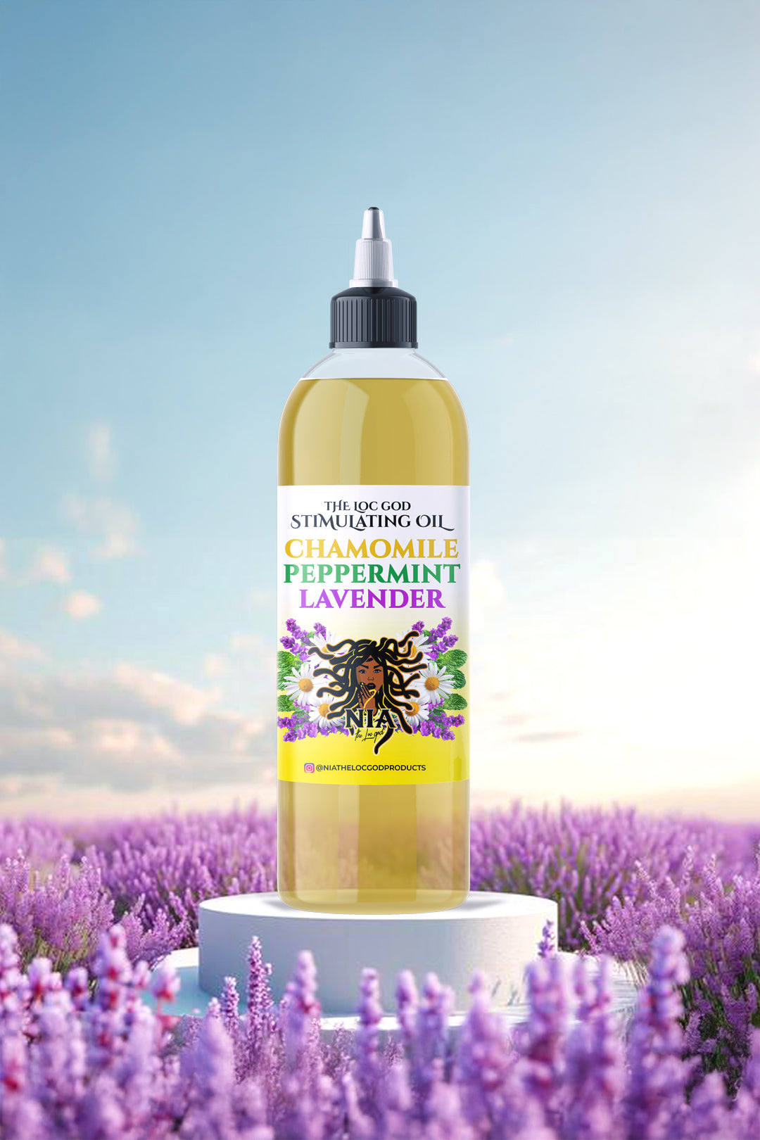 Stimulating Oil - Chamomile, Peppermint + Lavender