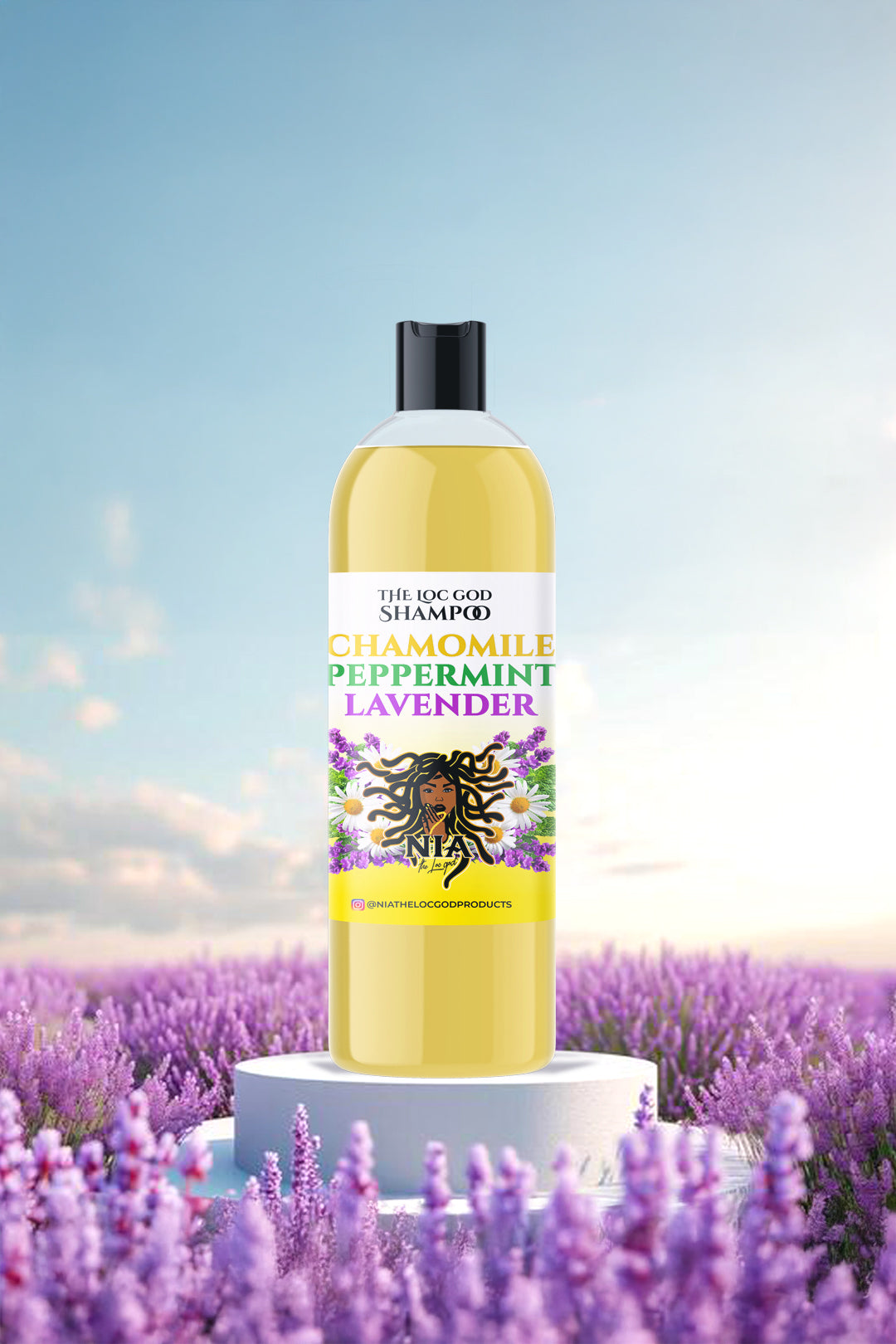 Shampoo - Chamomile, Peppermint + Lavender