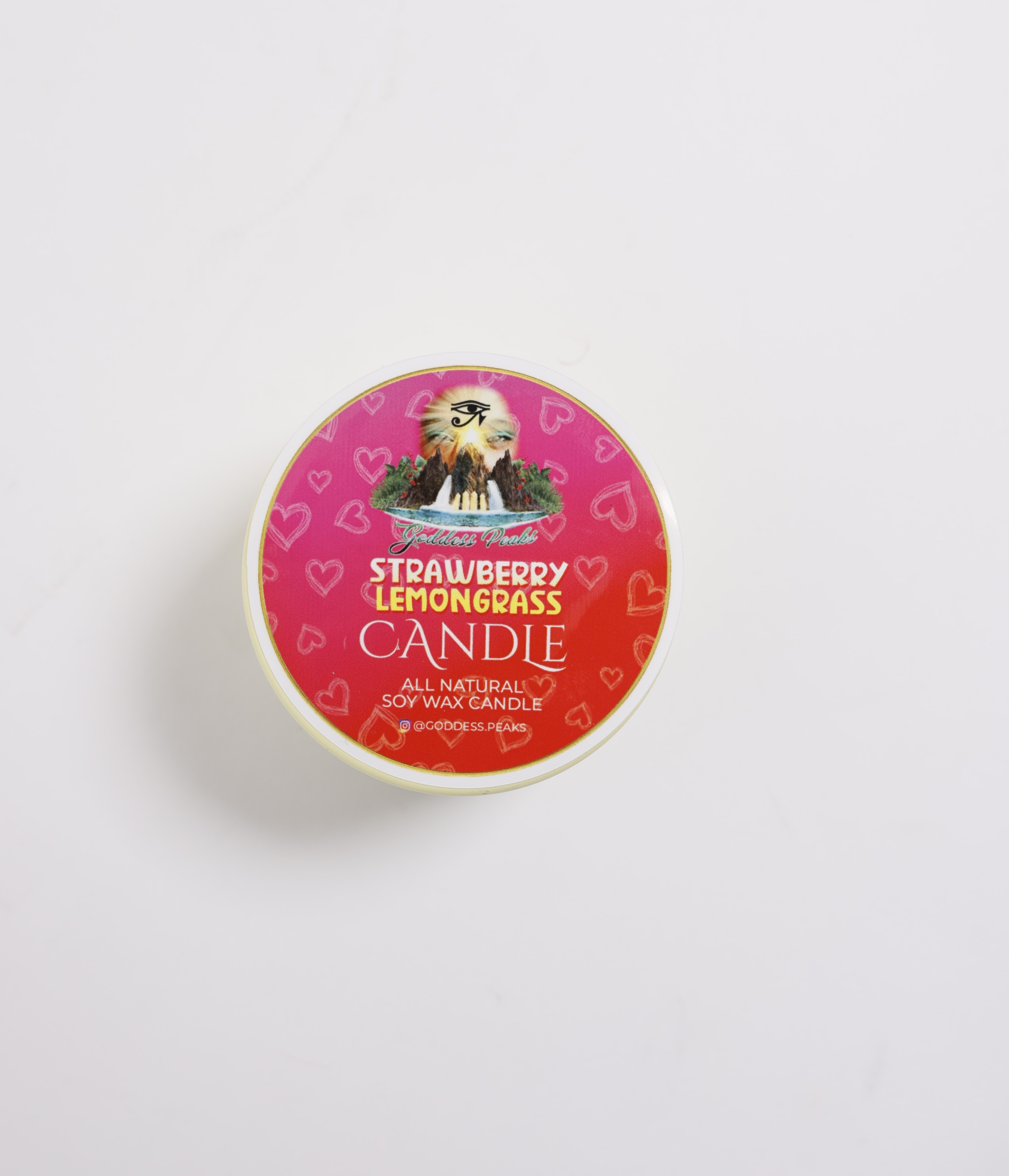 Luxury Candle - Strawberry Lemongrass