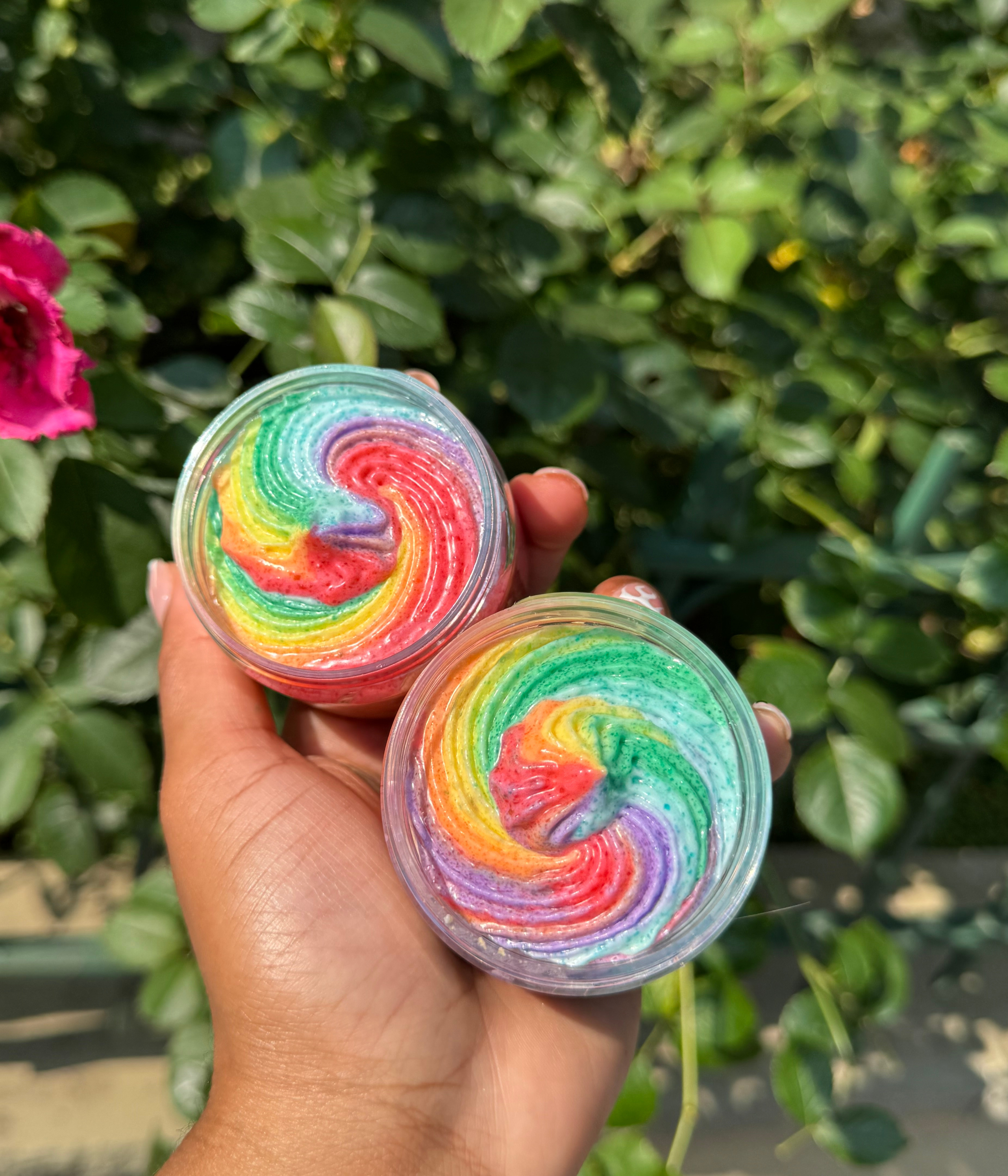 Whipped Sugar Scrub - Tropical Rainbow Sherbet